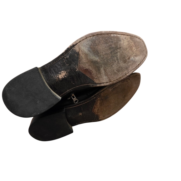 Donald J. Pliner Zaccaro Men's Black Leather Buckle Boots Size 9 - Picture 6 of 9